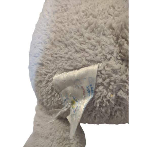 Build A Bear Grey Tiger Plush Stuffed Animal Paw Print Tag Pink Paws Cute - Picture 3 of 4